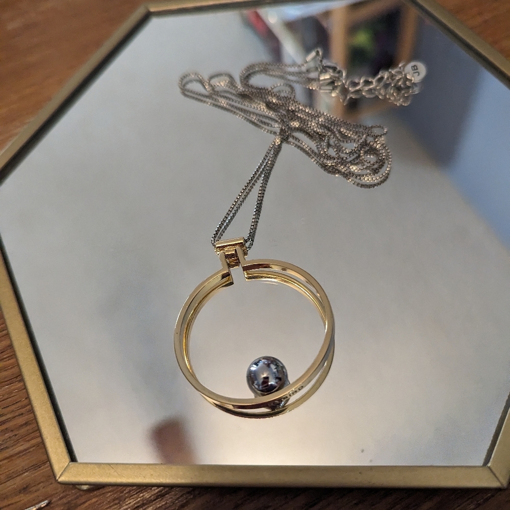 Jenny Bird long necklace gold and silver plated
